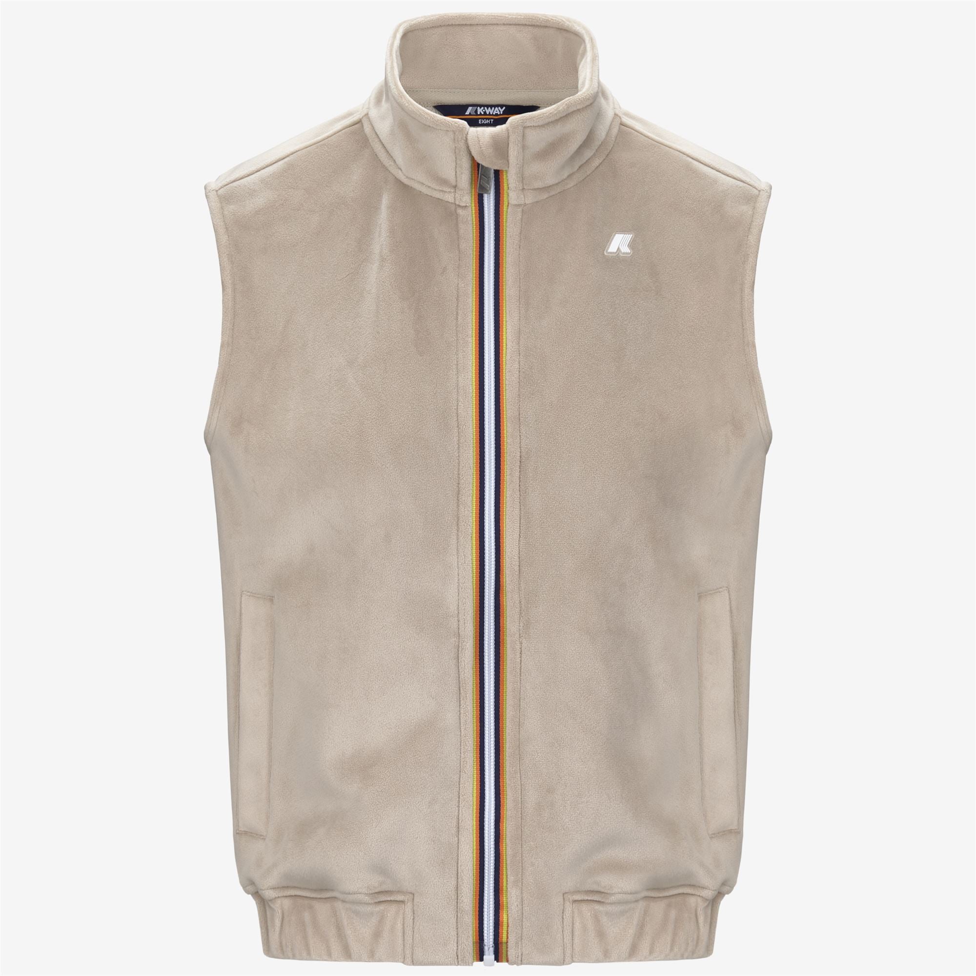Fleece_WOMAN_VIVIELME VELOUR POLAR_Vest_Beige Cashmere-Beige Cashmere - Commercial 1