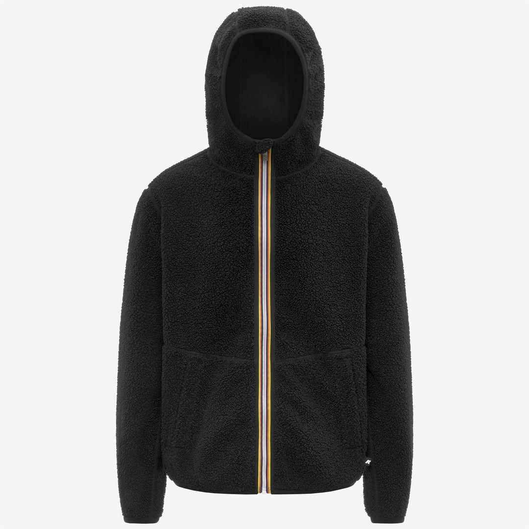 Fleece Uomo JACK SHERPA POLAR REVERSIBLE Giacca BLACK PURE-BLACK PURE