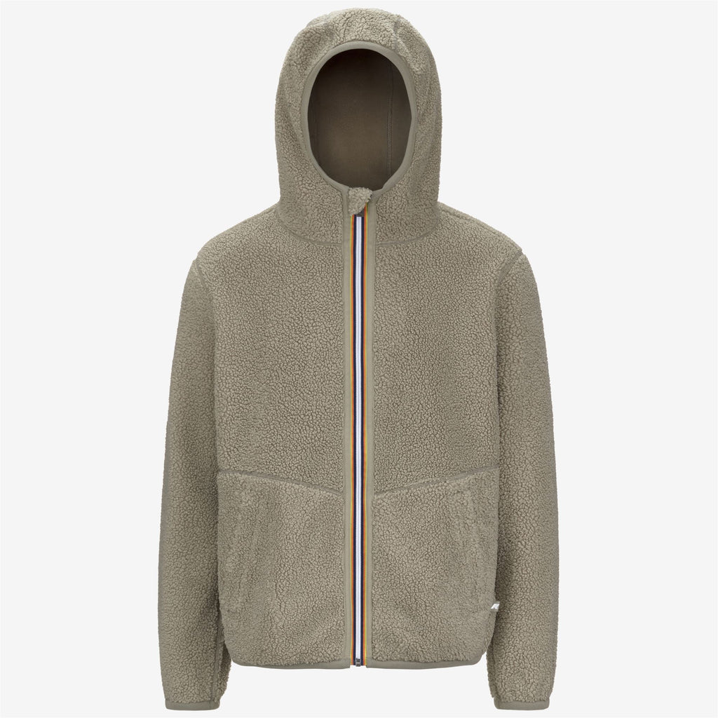 Fleece_MAN_JACK SHERPA POLAR DOUBLE_Jacket_Green Oak-Green Oak - Green Oak - Commercial 1