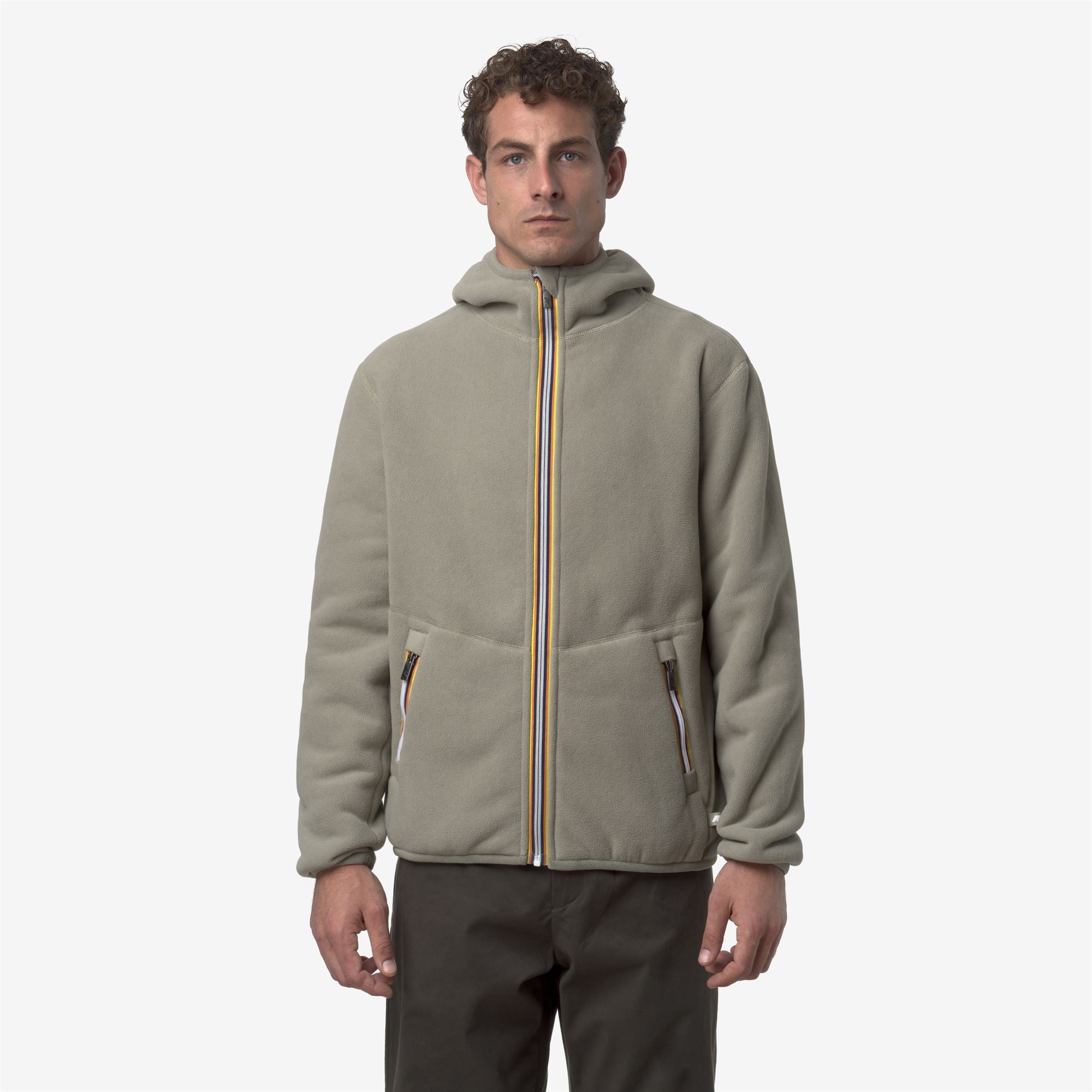 Fleece_MAN_JACK SHERPA POLAR DOUBLE_Jacket_Green Oak-Green Oak - Green Oak - Commercial 7