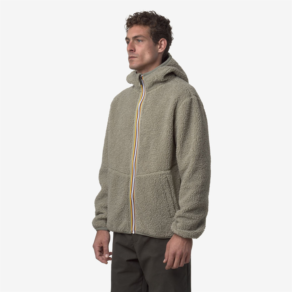 Fleece_MAN_JACK SHERPA POLAR DOUBLE_Jacket_Green Oak-Green Oak - Green Oak - Commercial 5