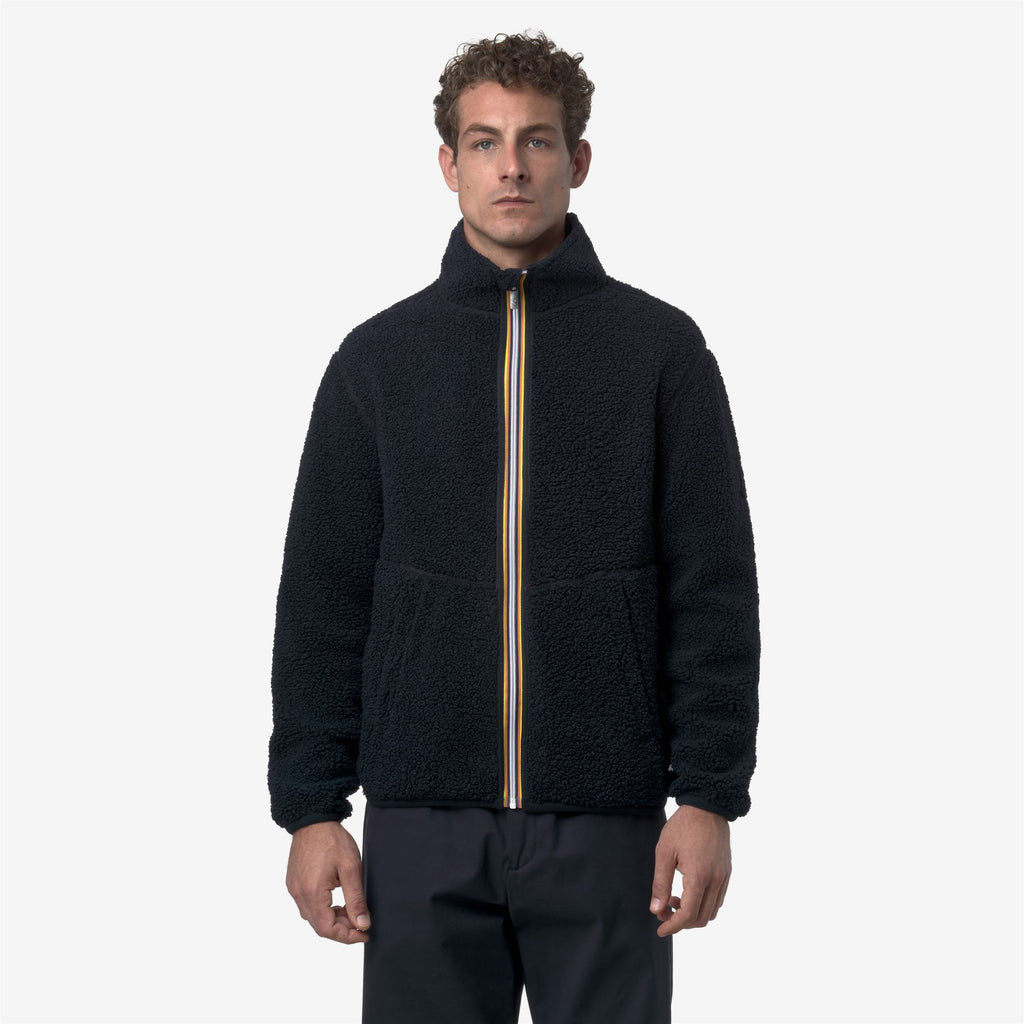 Fleece_MAN_PASCAL SHERPA POLAR DOUBLE_Jacket_Blue Depth-Blue Depth - Commercial 4