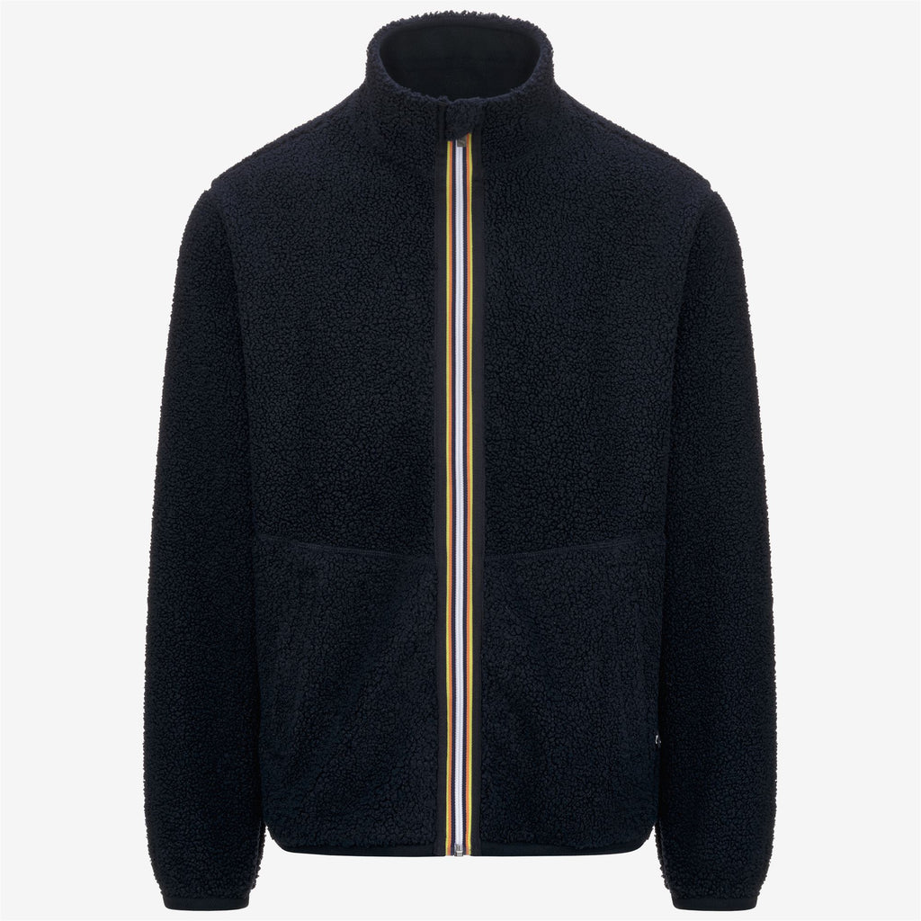 Fleece_MAN_PASCAL SHERPA POLAR DOUBLE_Jacket_Blue Depth-Blue Depth - Commercial 1