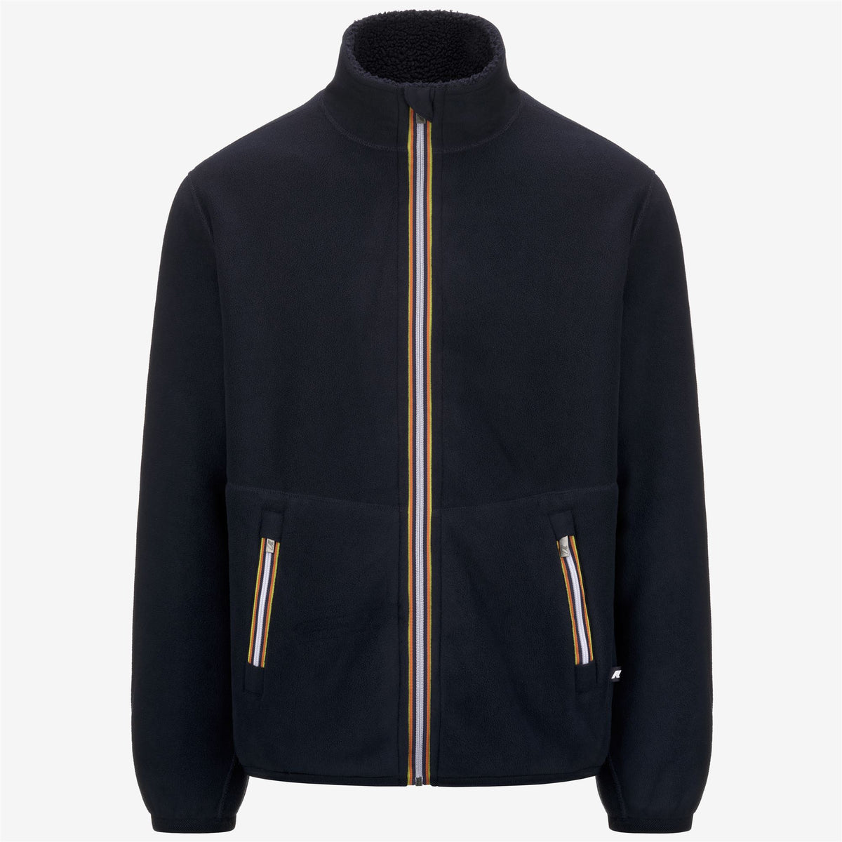 Fleece_MAN_PASCAL SHERPA POLAR DOUBLE_Jacket_Blue Depth-Blue Depth - Commercial 2