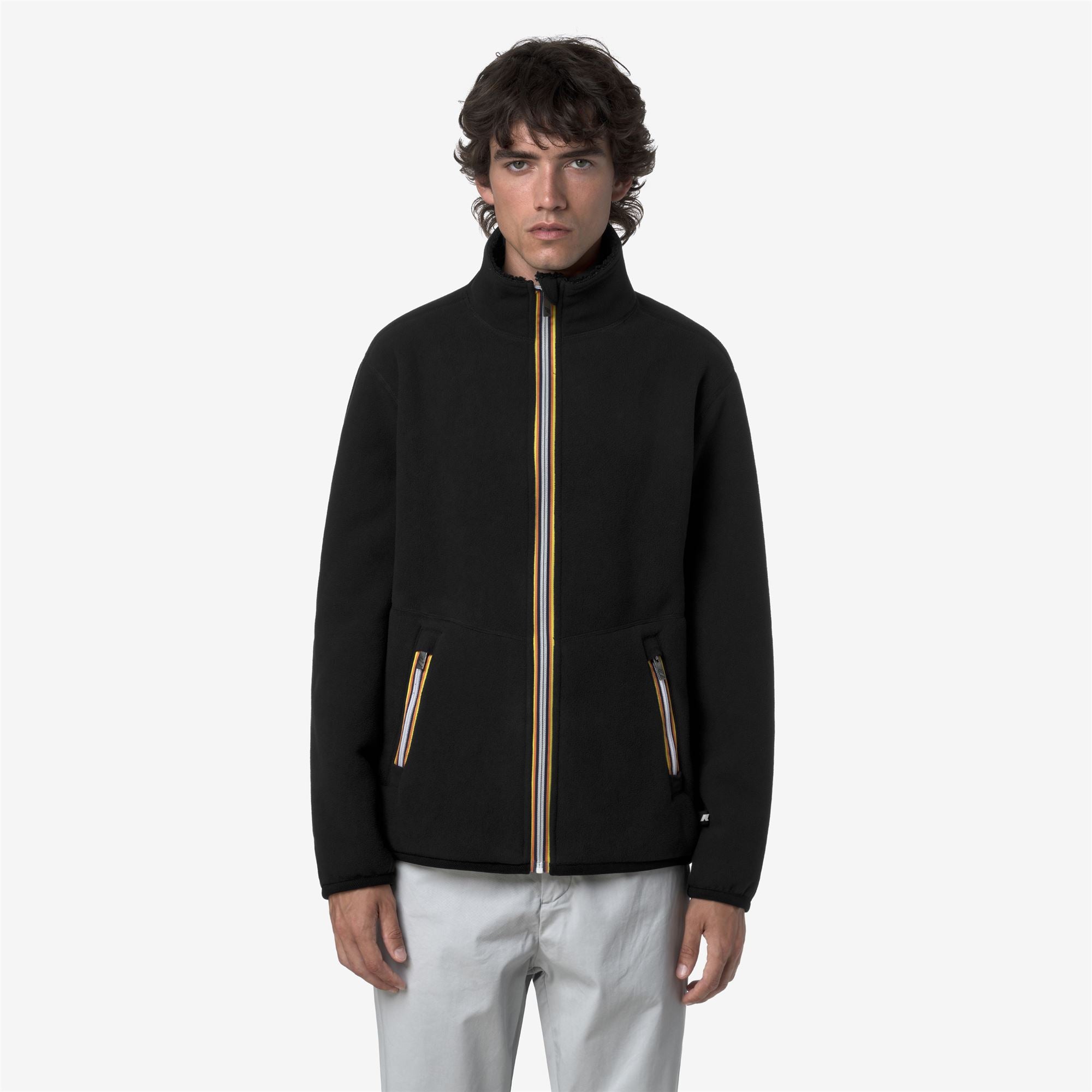 Fleece_MAN_PASCAL SHERPA POLAR DOUBLE_Jacket_Black Pure-Black Pure - Commercial 7