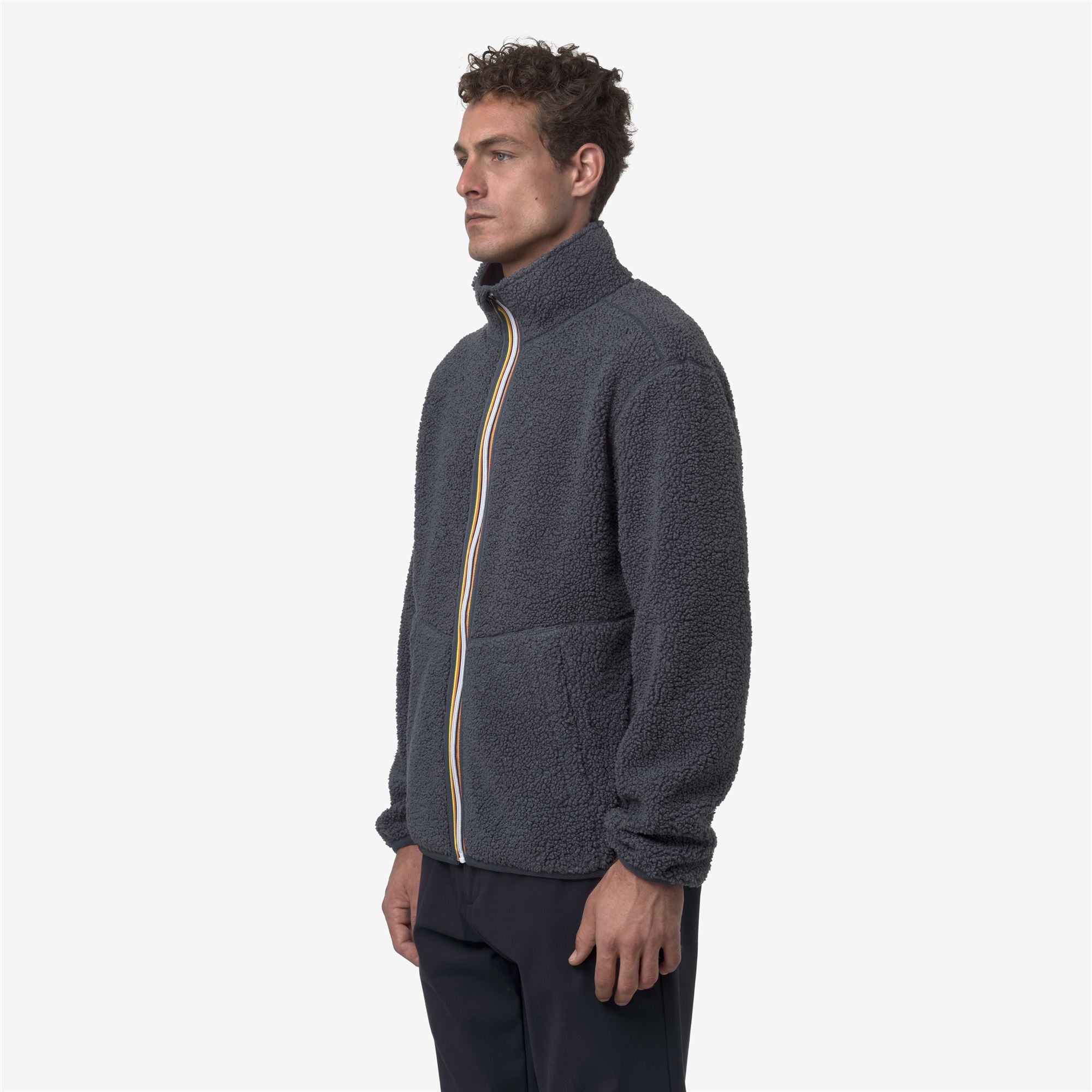 Fleece_MAN_PASCAL SHERPA POLAR DOUBLE_Jacket_Blue Airforce Combo - Blue Airforce - Commercial 5