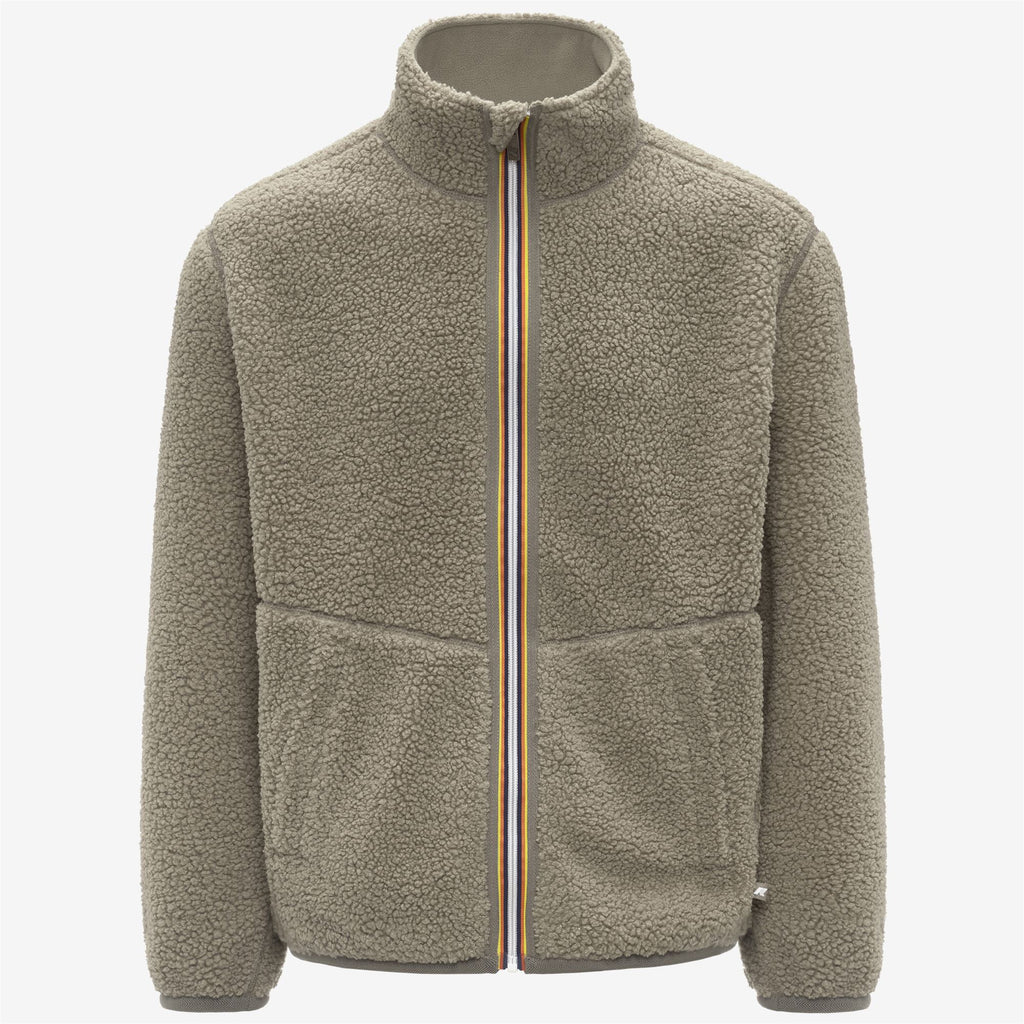 Fleece_MAN_PASCAL SHERPA POLAR DOUBLE_Jacket_Green Oak-Green Oak - Green Oak - Commercial 1