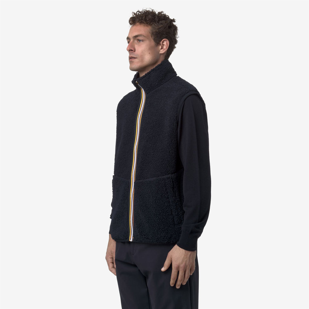 Fleece_MAN_YANNICK SHERPA POLAR DOUBLE_Vest_Blue Depth-Blue Depth - Commercial 5