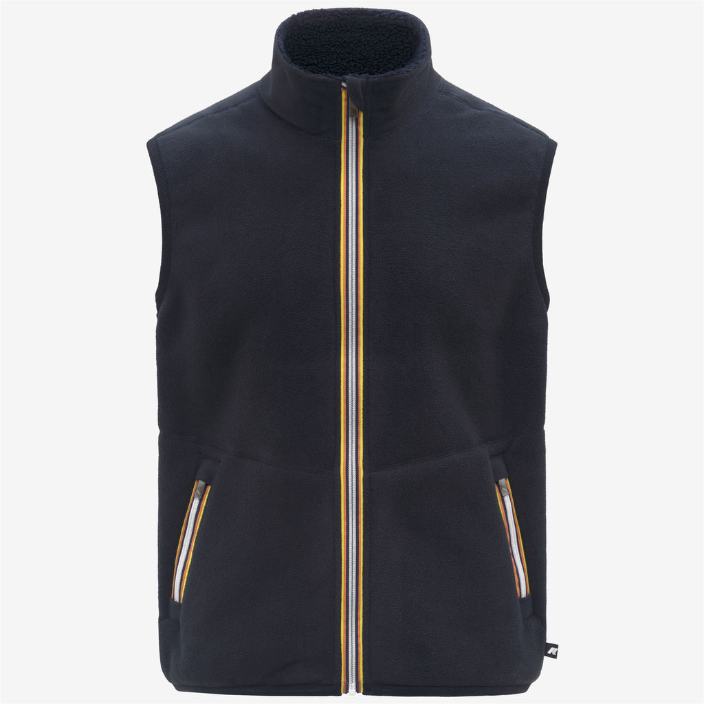 Fleece_MAN_YANNICK SHERPA POLAR DOUBLE_Vest_Blue Depth-Blue Depth - Commercial 2