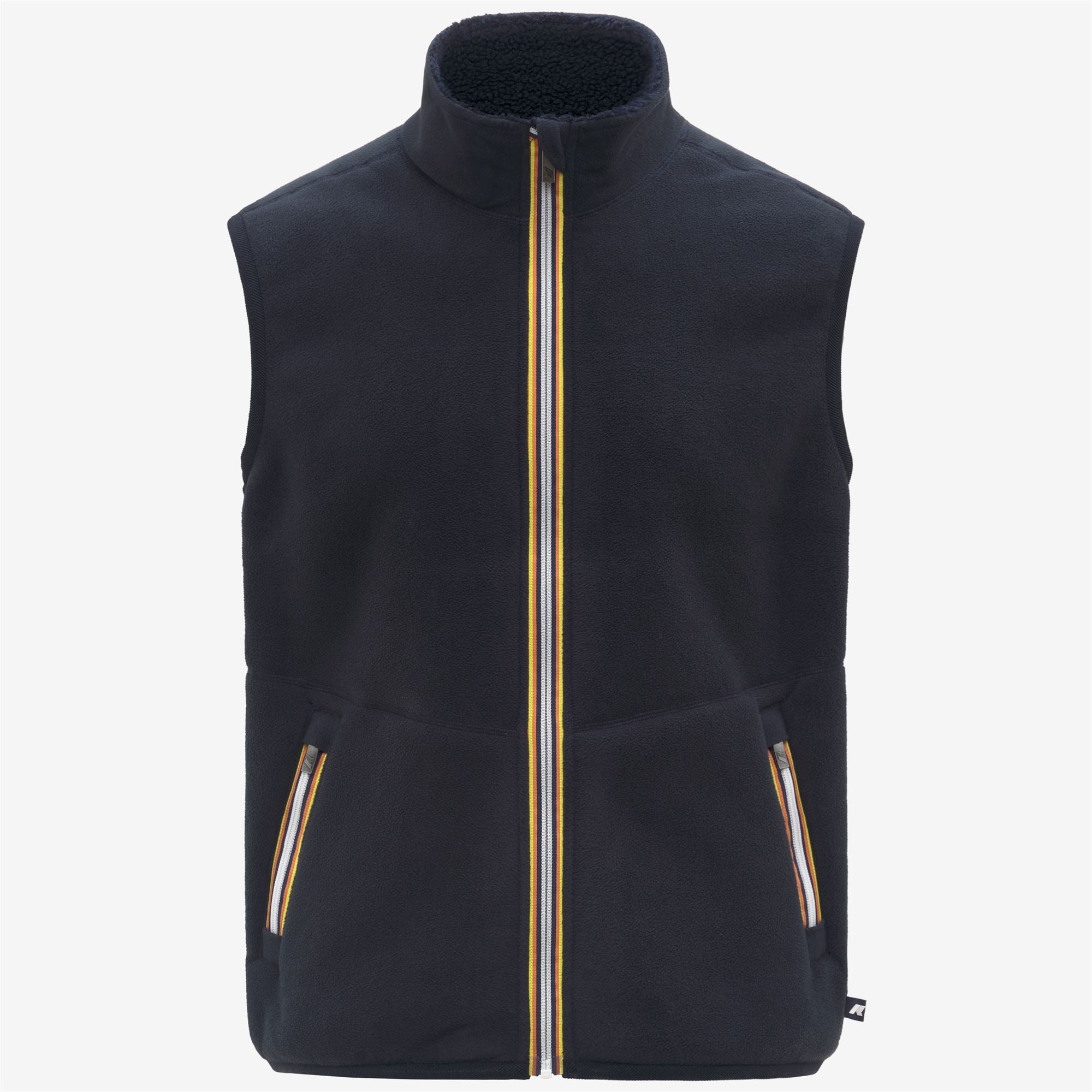 Fleece_MAN_YANNICK SHERPA POLAR DOUBLE_Vest_Blue Depth-Blue Depth - Commercial 2