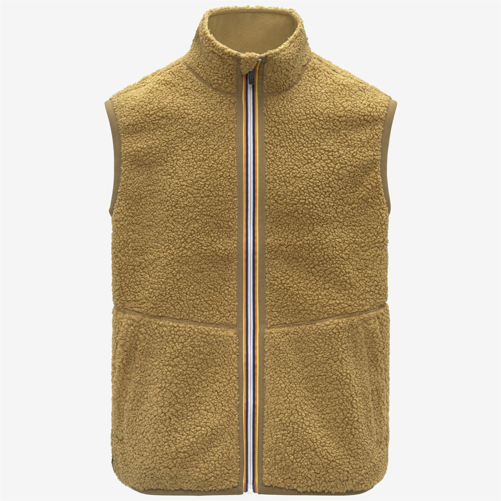 Fleece_MAN_YANNICK SHERPA POLAR DOUBLE_Vest_Beige Seed Combo - Beige Seed - Commercial 1