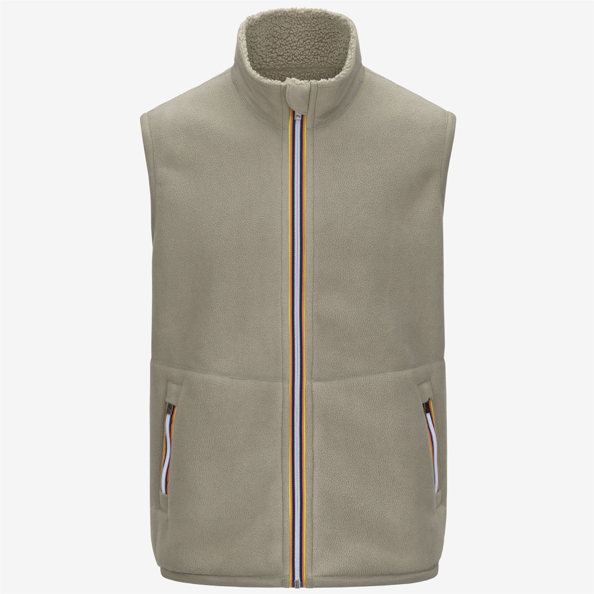 Fleece_MAN_YANNICK SHERPA POLAR DOUBLE_Vest_Green Oak-Green Oak - Green Oak - Commercial 2