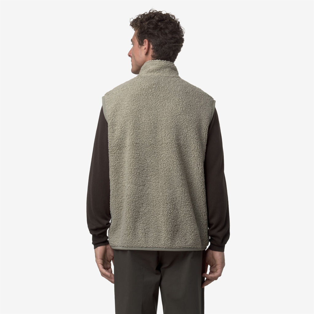 Fleece_MAN_YANNICK SHERPA POLAR DOUBLE_Vest_Green Oak-Green Oak - Green Oak - Commercial 6