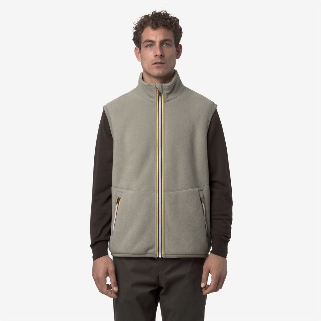 Fleece_MAN_YANNICK SHERPA POLAR DOUBLE_Vest_Green Oak-Green Oak - Green Oak - Commercial 7