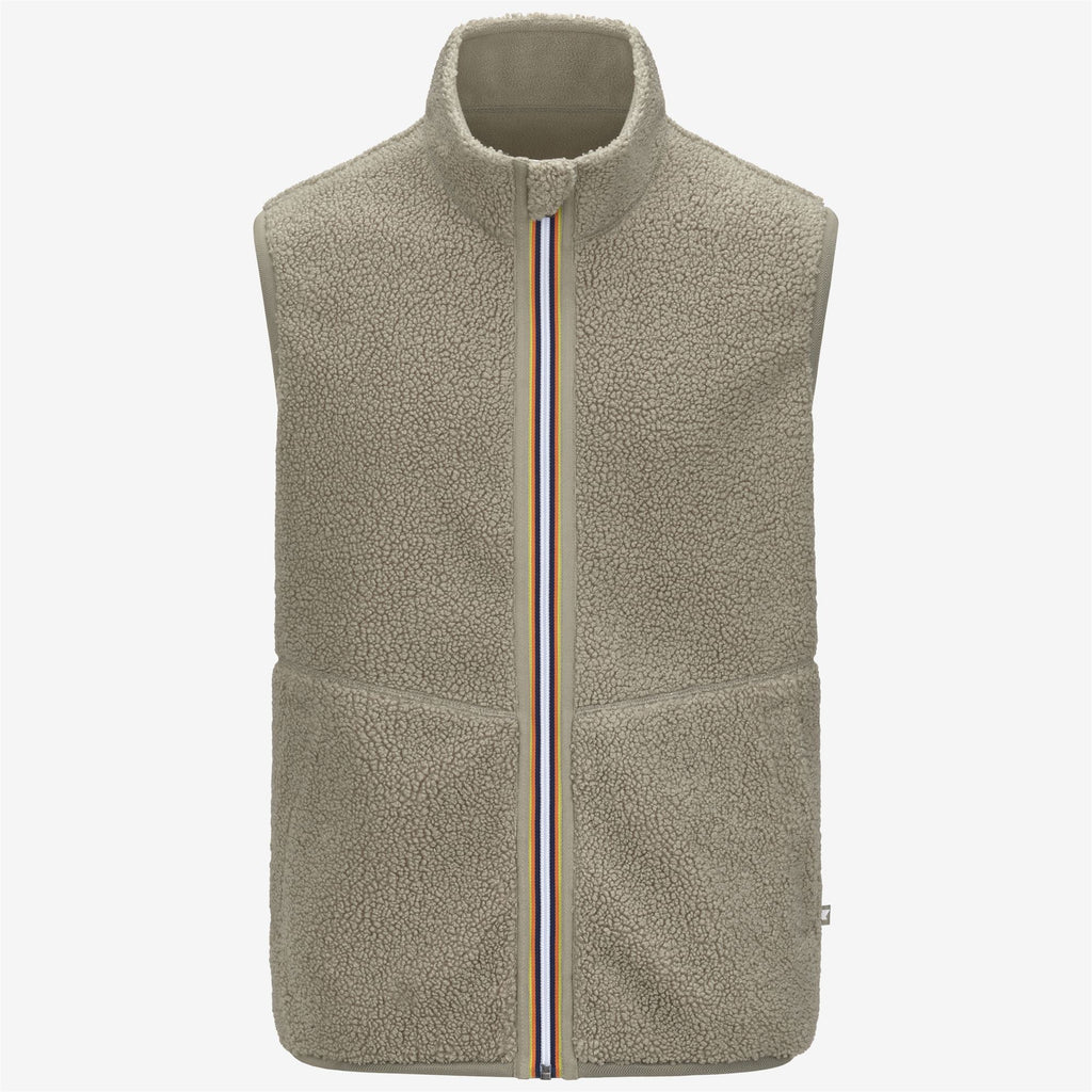Fleece_MAN_YANNICK SHERPA POLAR DOUBLE_Vest_Green Oak-Green Oak - Green Oak - Commercial 1