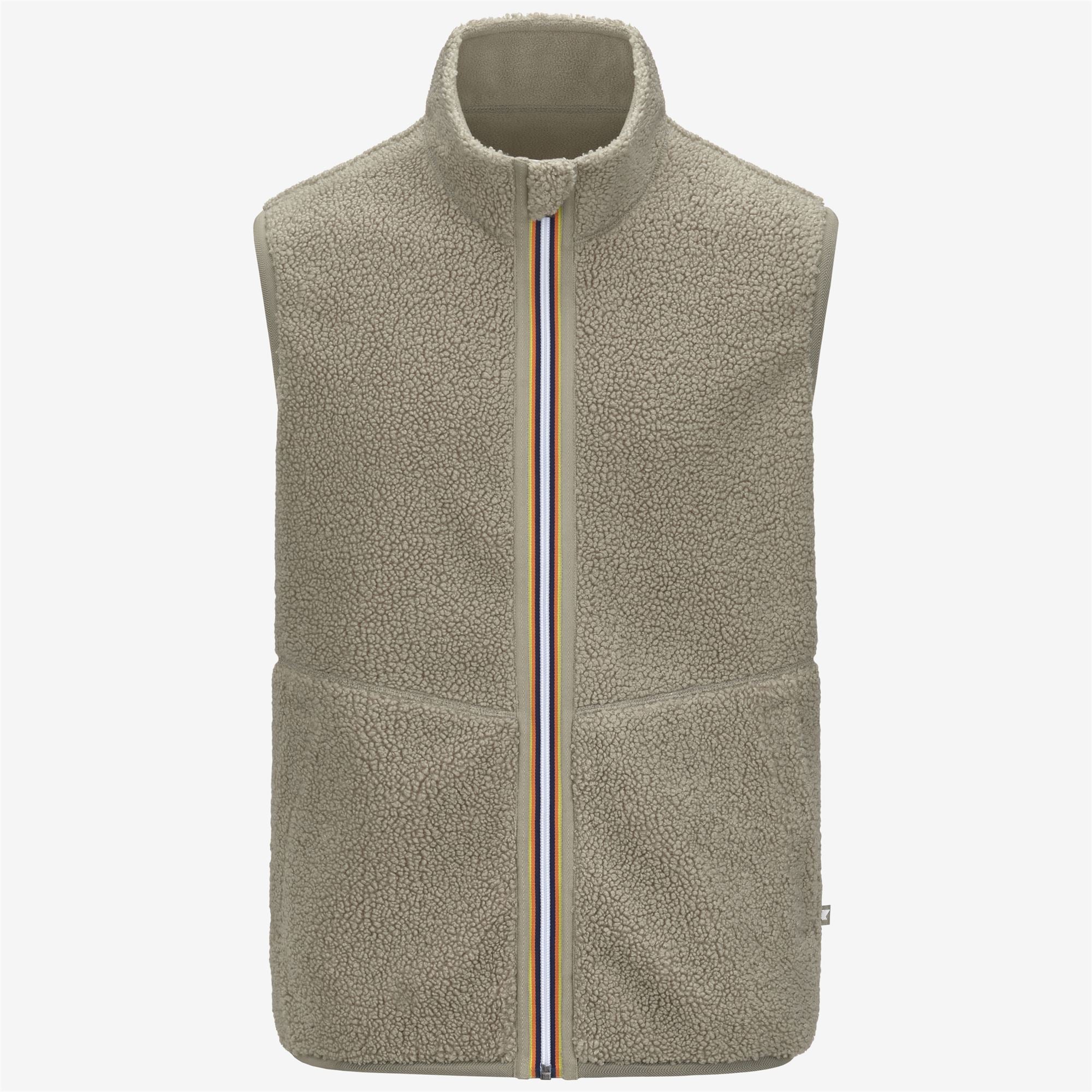 Fleece_MAN_YANNICK SHERPA POLAR DOUBLE_Vest_Green Oak-Green Oak - Green Oak - Commercial 1