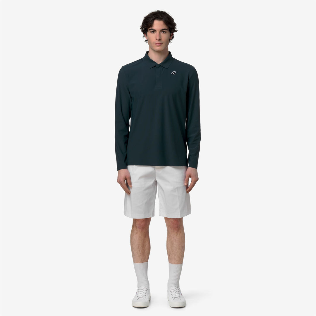 CLEEK GOLF Active Jerseys Polo Shirt Man Green Dk Jungle 01