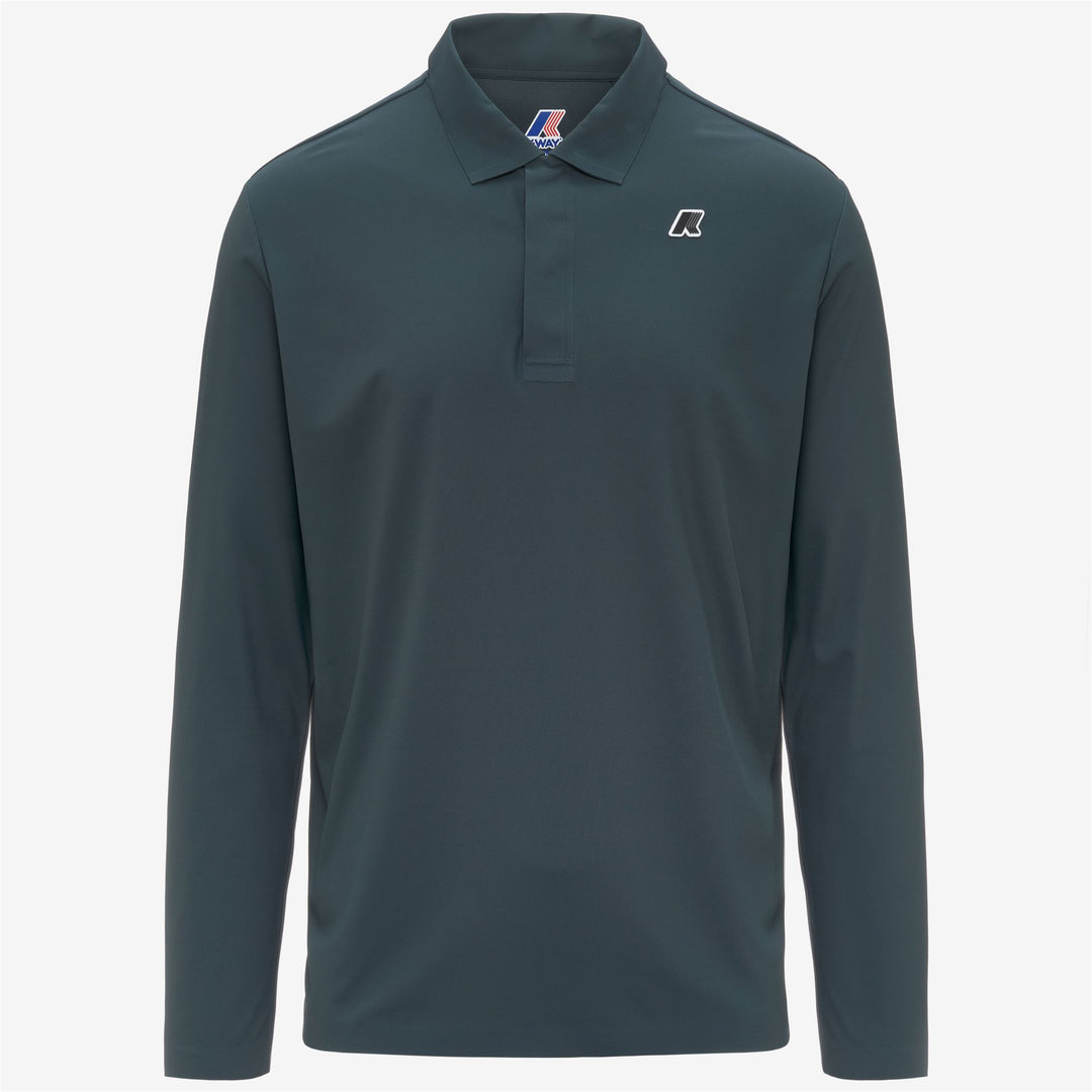 CLEEK GOLF Maglia Sportiva Polo Shirt Uomo Green Dk Jungle main
