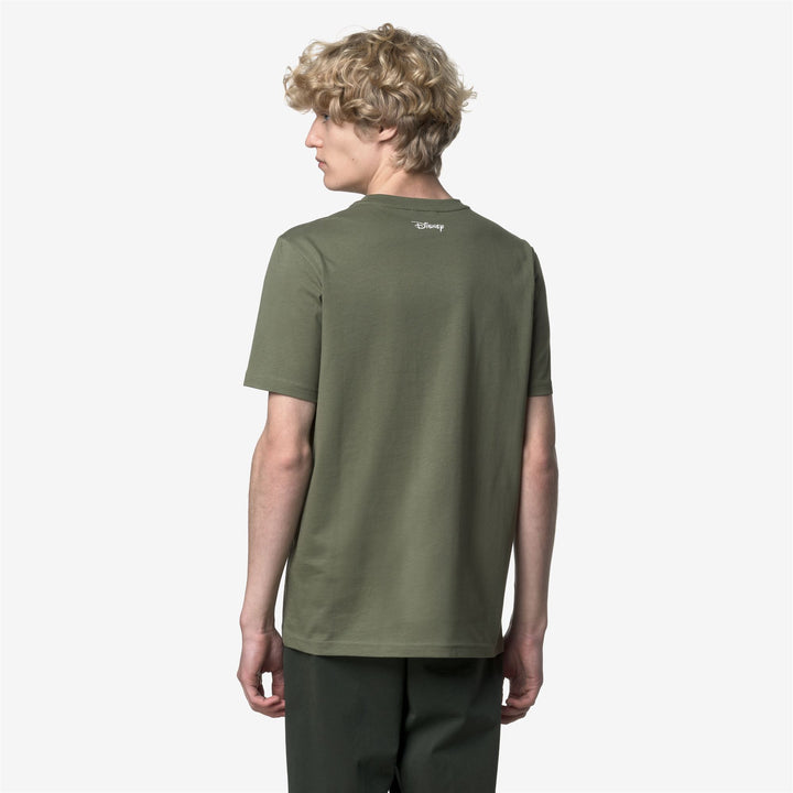 ODOM JERSEY MICKEY AND MINNIE - T-ShirtsTop - T-Shirt - Uomo - GREEN LICHEN-WHITE 6