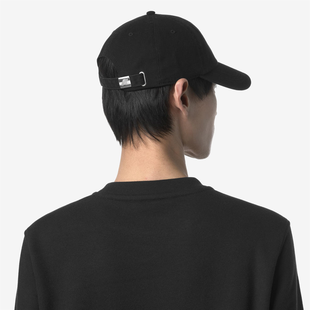 Gorra de béisbol unisex de algodón negra y gris con ajuste ajustable 02