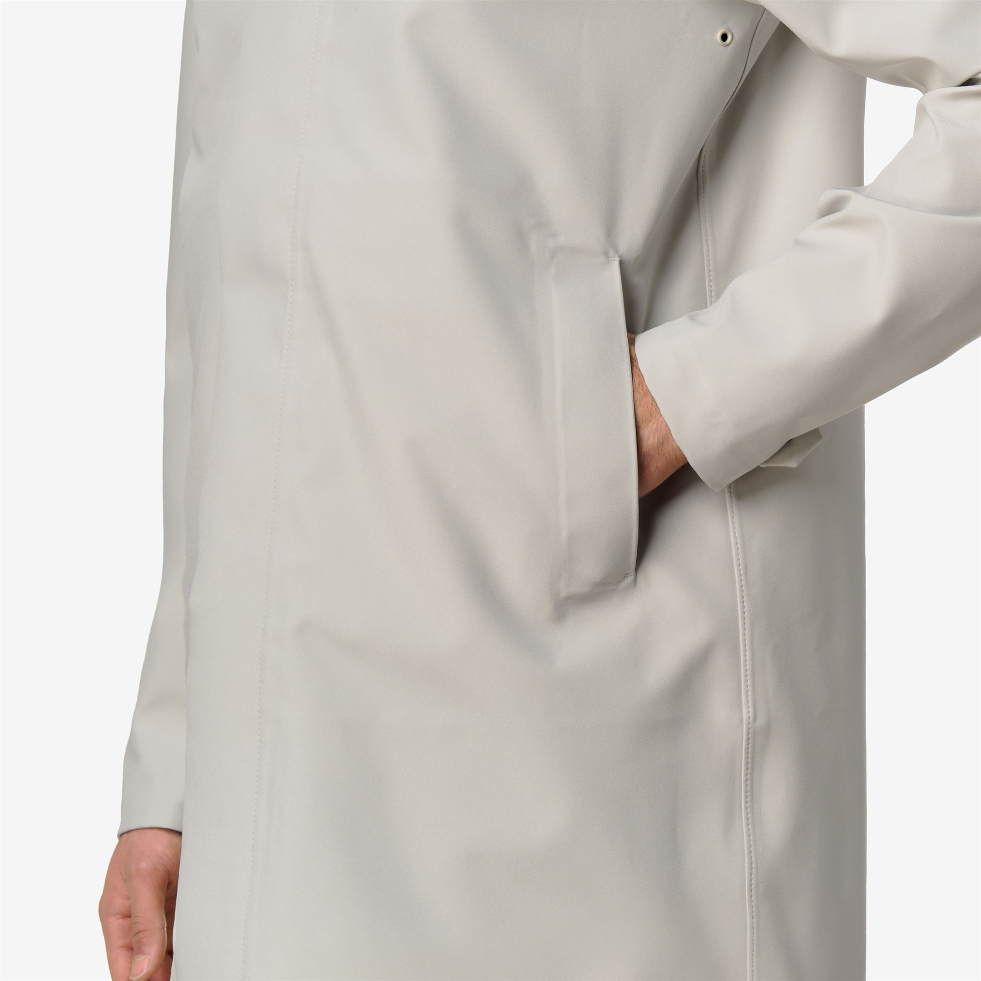 Jackets_Man_DUKE BONDED JERSEY_3/4 Length_BEIGE LT - Commercial 7