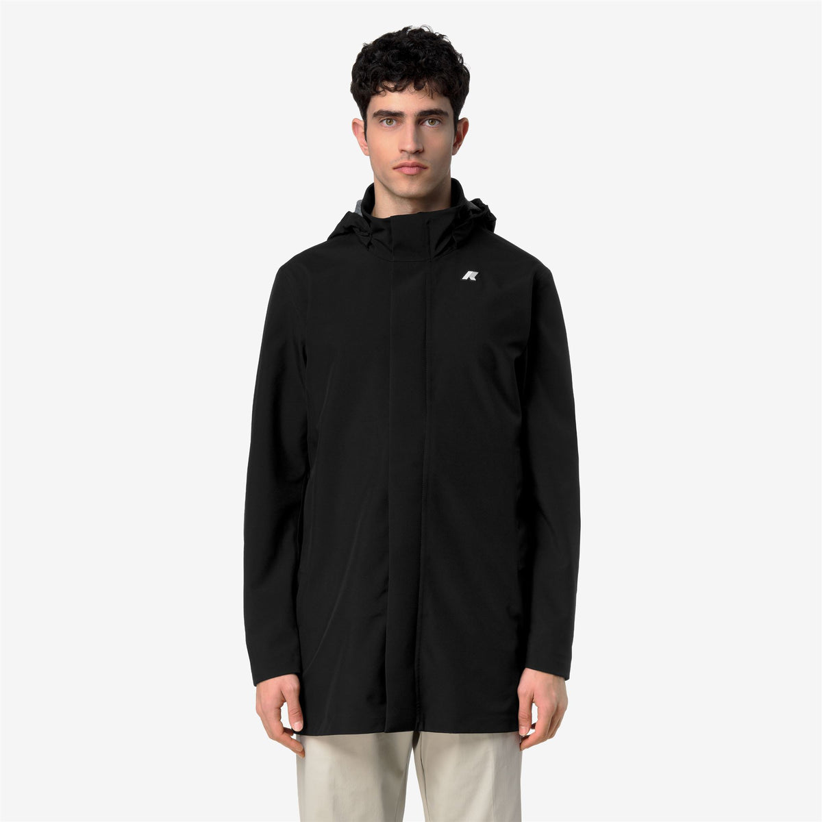 Jackets_Man_DUKE BONDED JERSEY_3/4 Length_Black Pure - Black Pure - Commercial 4