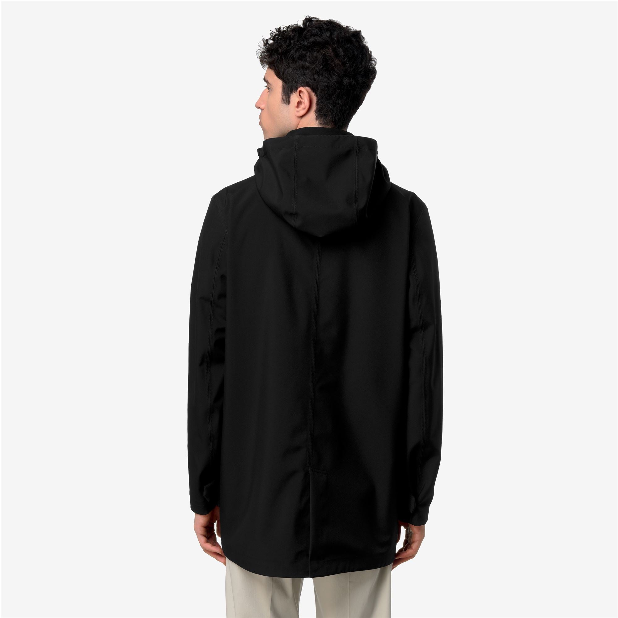 Jackets_Man_DUKE BONDED JERSEY_3/4 Length_Black Pure - Black Pure - Commercial 6