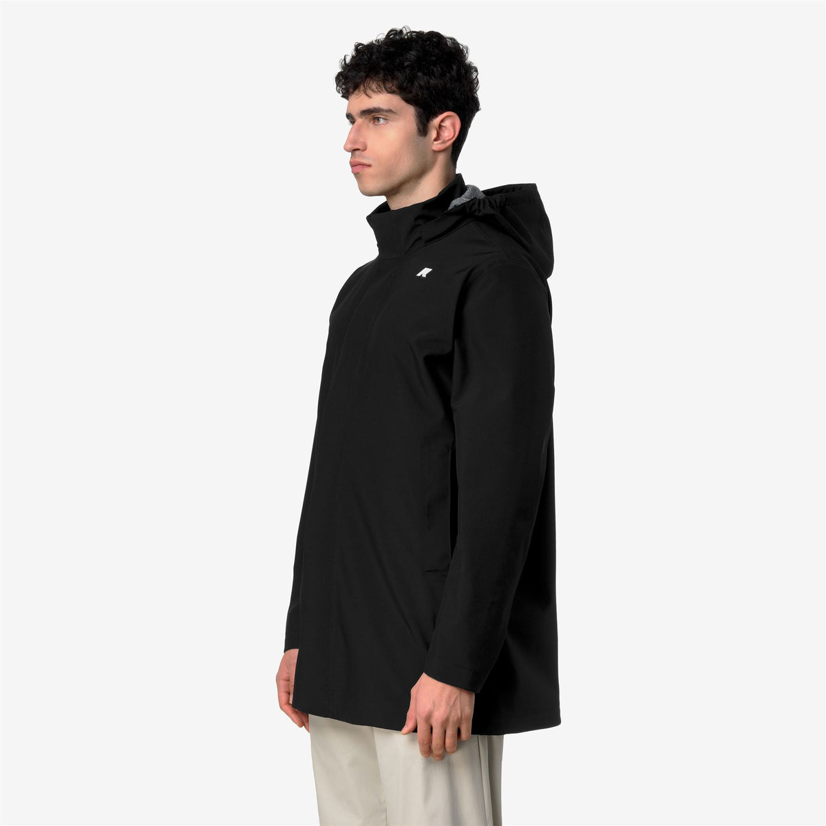 Jackets_Man_DUKE BONDED JERSEY_3/4 Length_Black Pure - Black Pure - Commercial 5