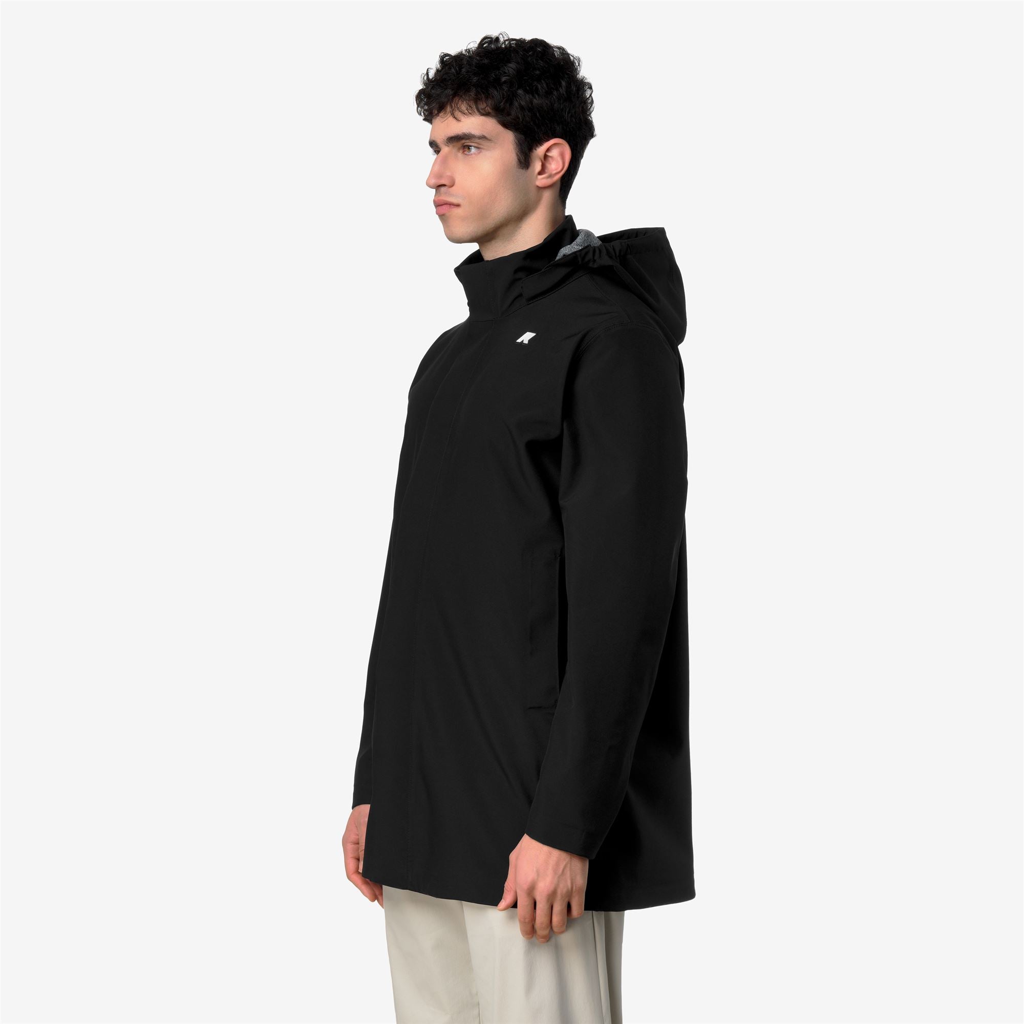 Jackets_Man_DUKE BONDED JERSEY_3/4 Length_Black Pure - Black Pure - Commercial 5