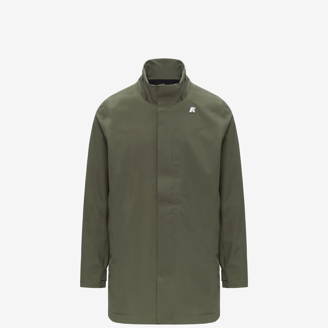 DUKE BONDED JERSEY - Jackets - 3/4 LENGTH - Man - GREEN LICHEN main