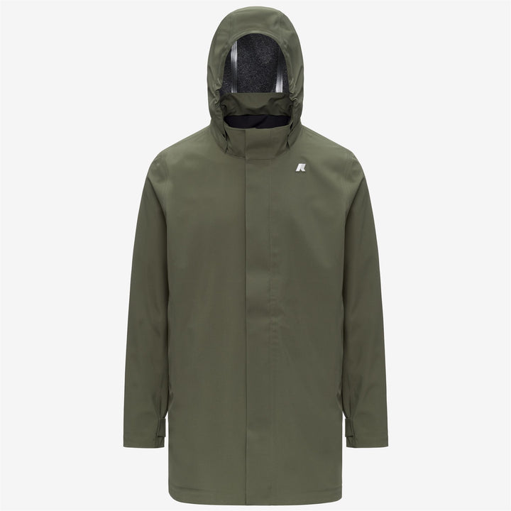 DUKE BONDED JERSEY - Jackets - 3/4 LENGTH - Man - GREEN LICHEN 1