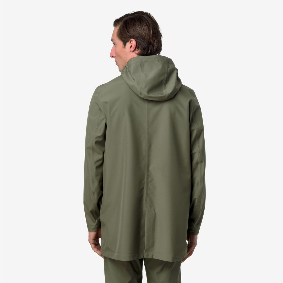 DUKE BONDED JERSEY - Jackets - 3/4 LENGTH - Man - GREEN LICHEN main