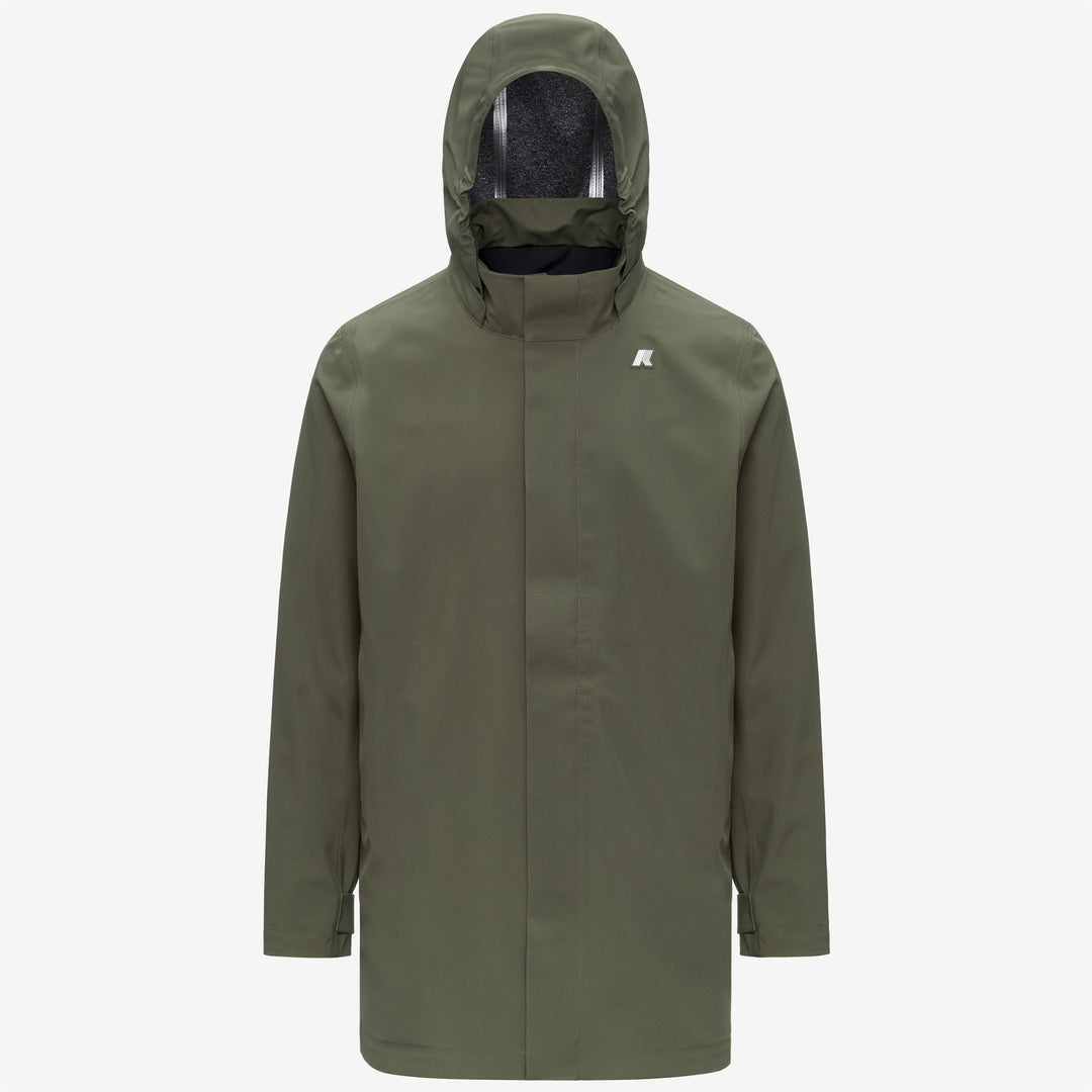 DUKE BONDED JERSEY - Jackets - 3/4 lunghezza - Uomo - GREEN LICHEN 01