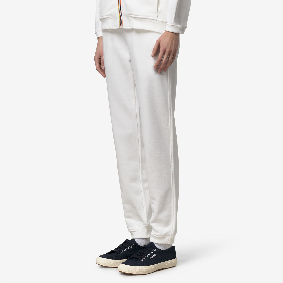 Pants_UNISEX_PHILBERT POLY COTTON_Sport Trousers_White - White - Commercial 5