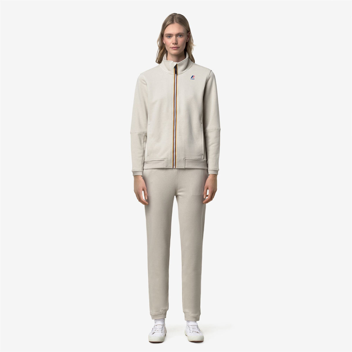 Pants_UNISEX_PHILBERT POLY COTTON_Sport Trousers_BEIGE LT - Commercial 4
