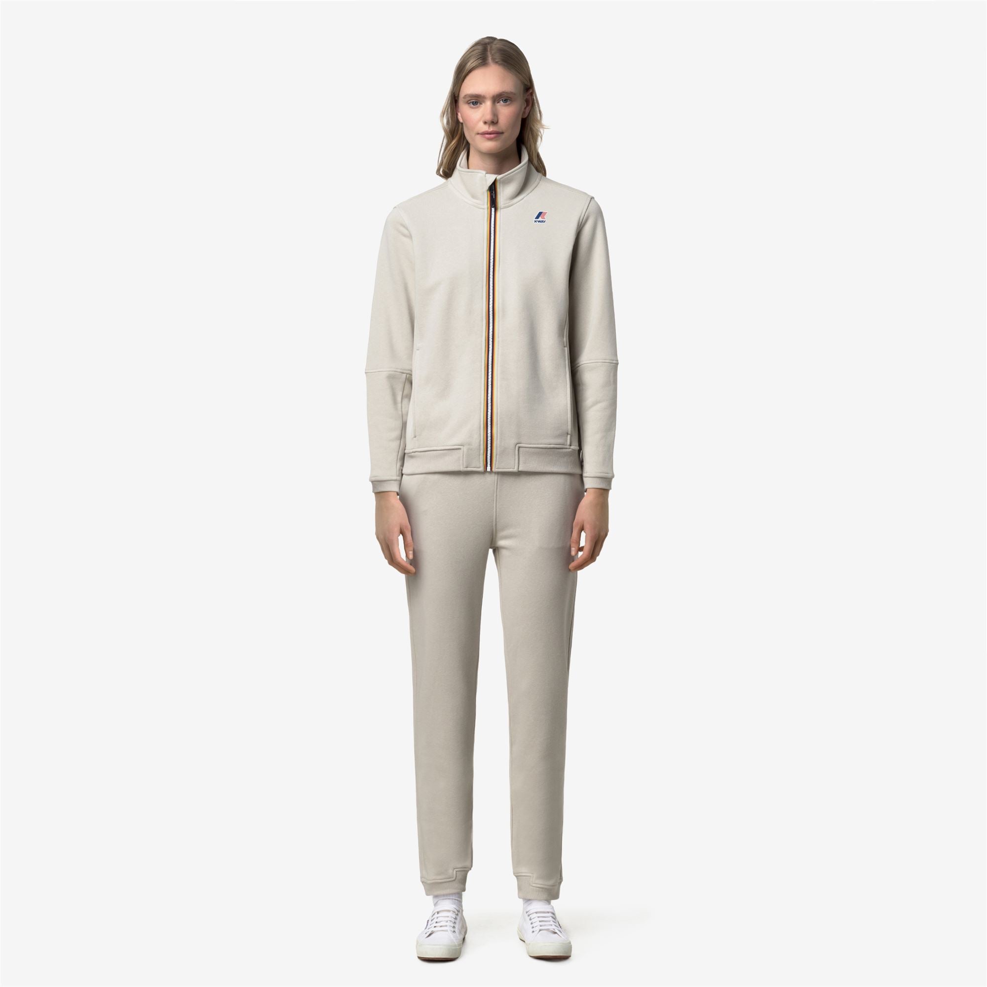 Pants_UNISEX_PHILBERT POLY COTTON_Sport Trousers_BEIGE LT - Commercial 4