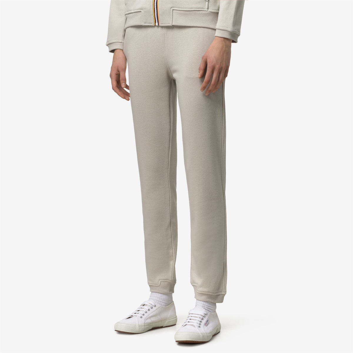 Pants_UNISEX_PHILBERT POLY COTTON_Sport Trousers_BEIGE LT - Commercial 5