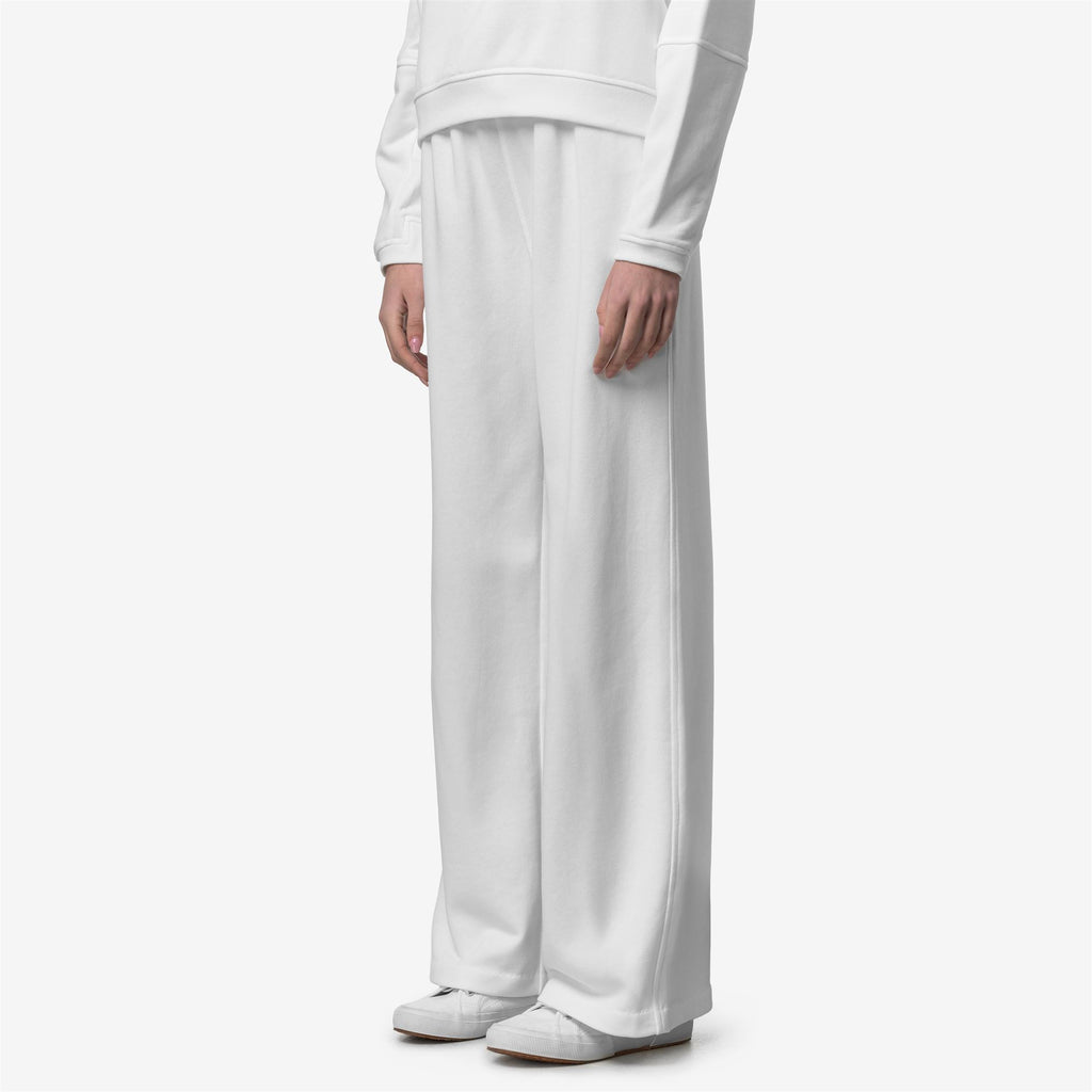 Pants_WOMAN_LOYRE POLY COTTON_Sport Trousers_White - White - Commercial 5