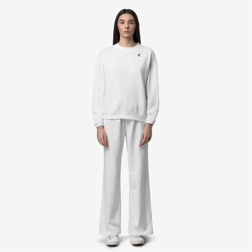 Pants_WOMAN_LOYRE POLY COTTON_Sport Trousers_White - White - Commercial 4