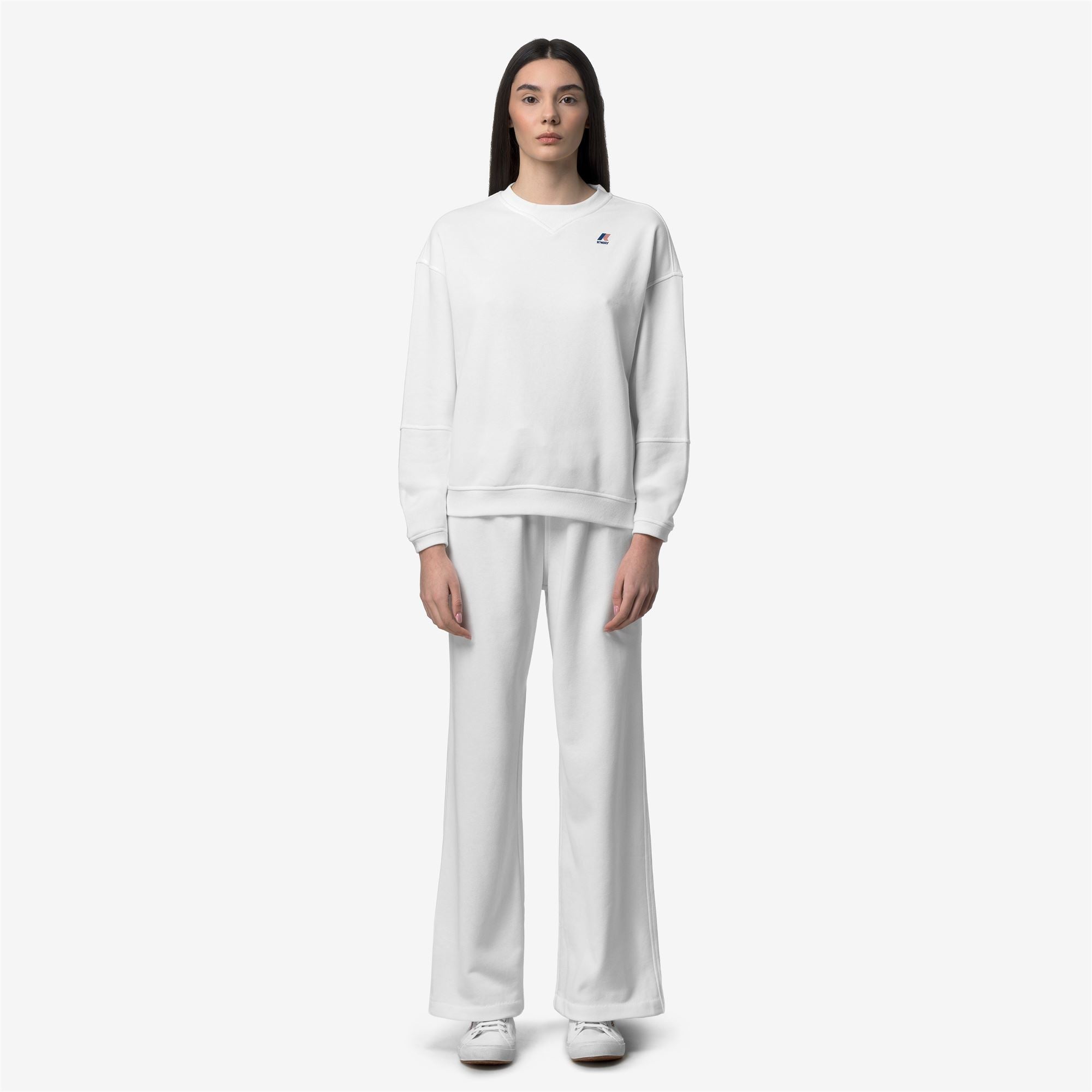 Pants_WOMAN_LOYRE POLY COTTON_Sport Trousers_White - White - Commercial 4