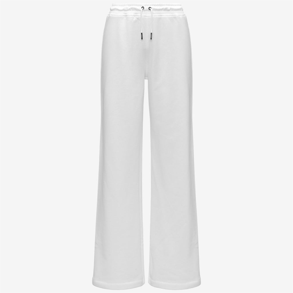 Pants_WOMAN_LOYRE POLY COTTON_Sport Trousers_White - White - Commercial 1