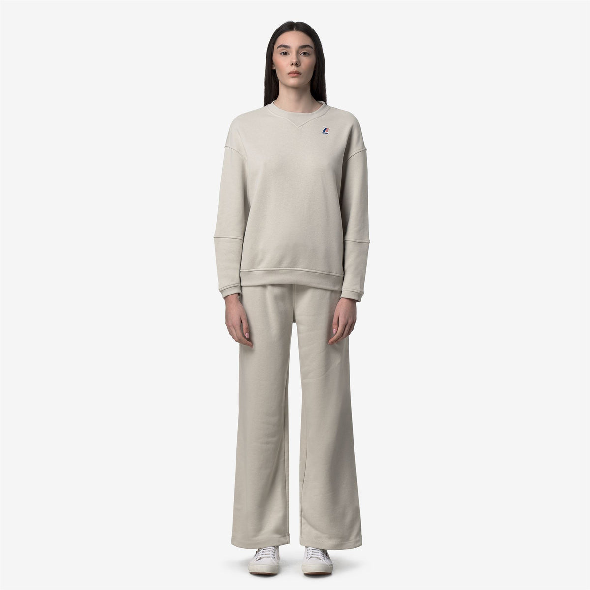 Pants_WOMAN_LOYRE POLY COTTON_Sport Trousers_BEIGE LT - Commercial 4
