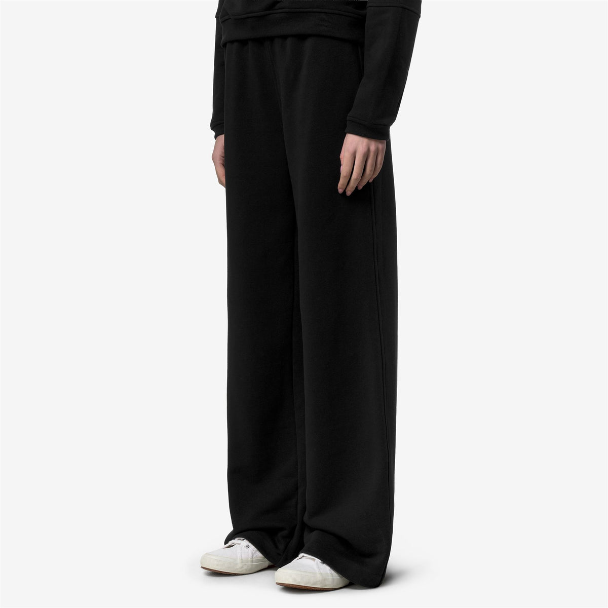 Pants_WOMAN_LOYRE POLY COTTON_Sport Trousers_Black Pure - Black Pure - Commercial 5