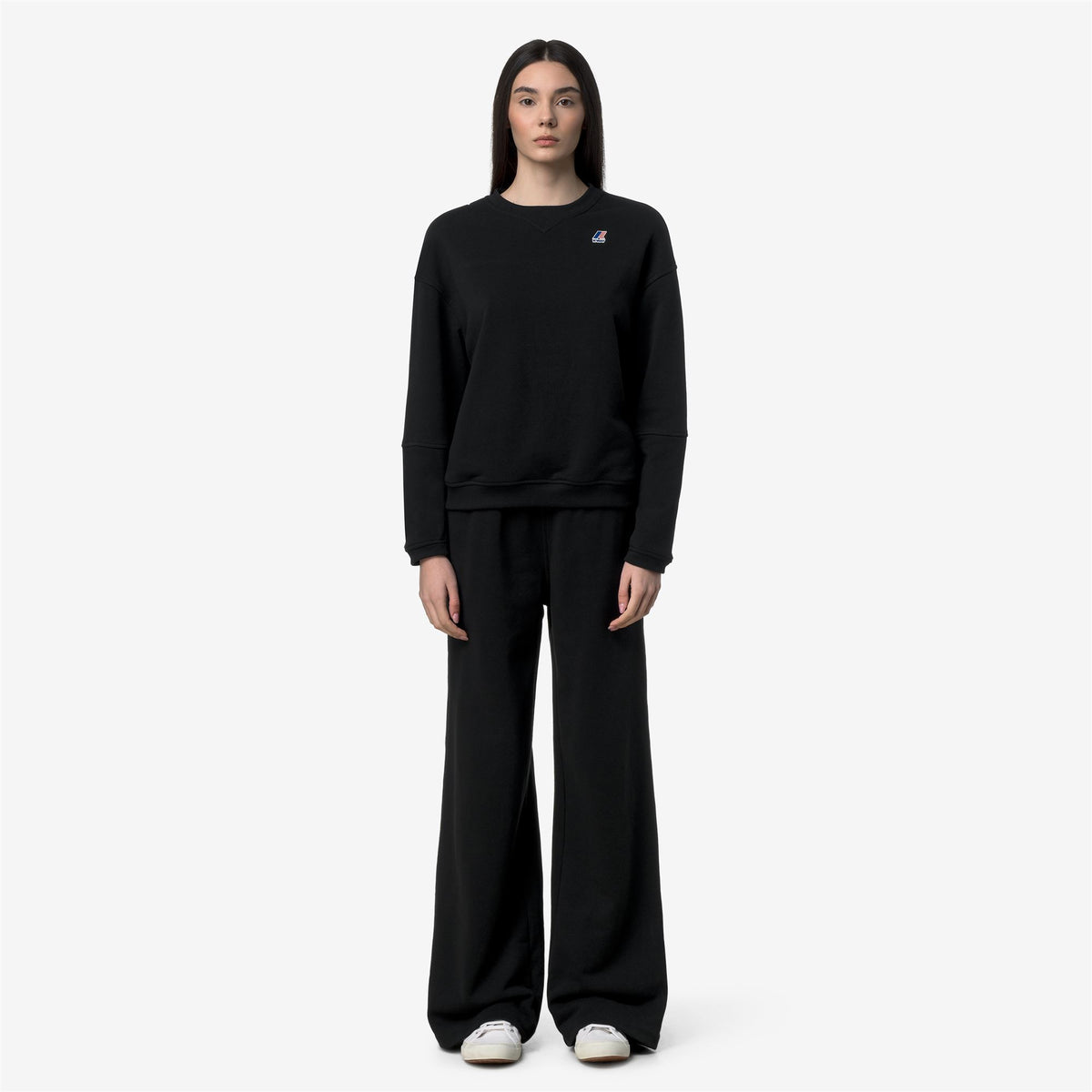 Pants_WOMAN_LOYRE POLY COTTON_Sport Trousers_Black Pure - Black Pure - Commercial 4