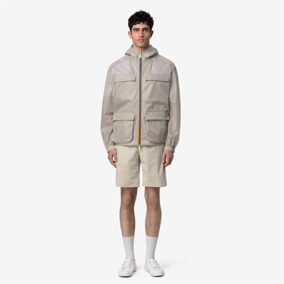 Jackets_Man_CLAD EXTRA LIGHT 3L_Short_BEIGE LT - Commercial 4