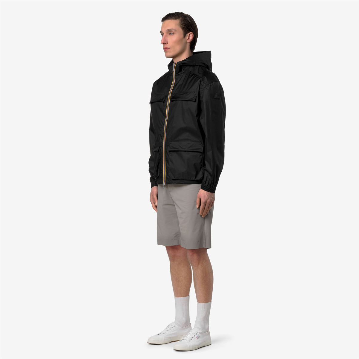 Jackets_Man_CLAD EXTRA LIGHT 3L_Short_Black Pure - Black Pure - Commercial 5