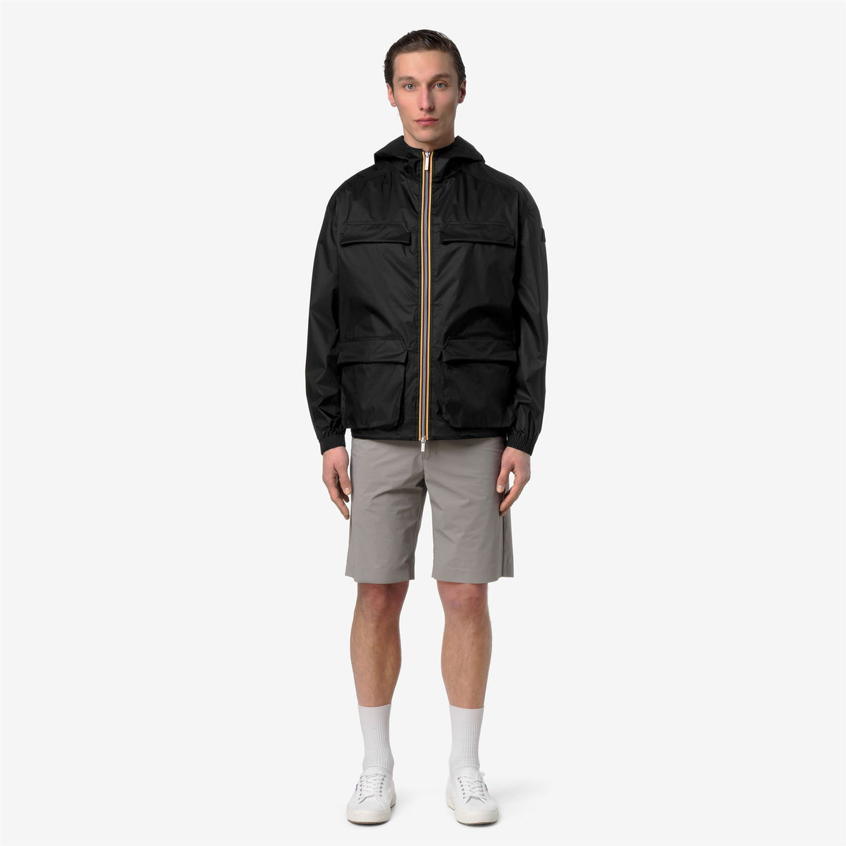 Jackets_Man_CLAD EXTRA LIGHT 3L_Short_Black Pure - Black Pure - Commercial 4