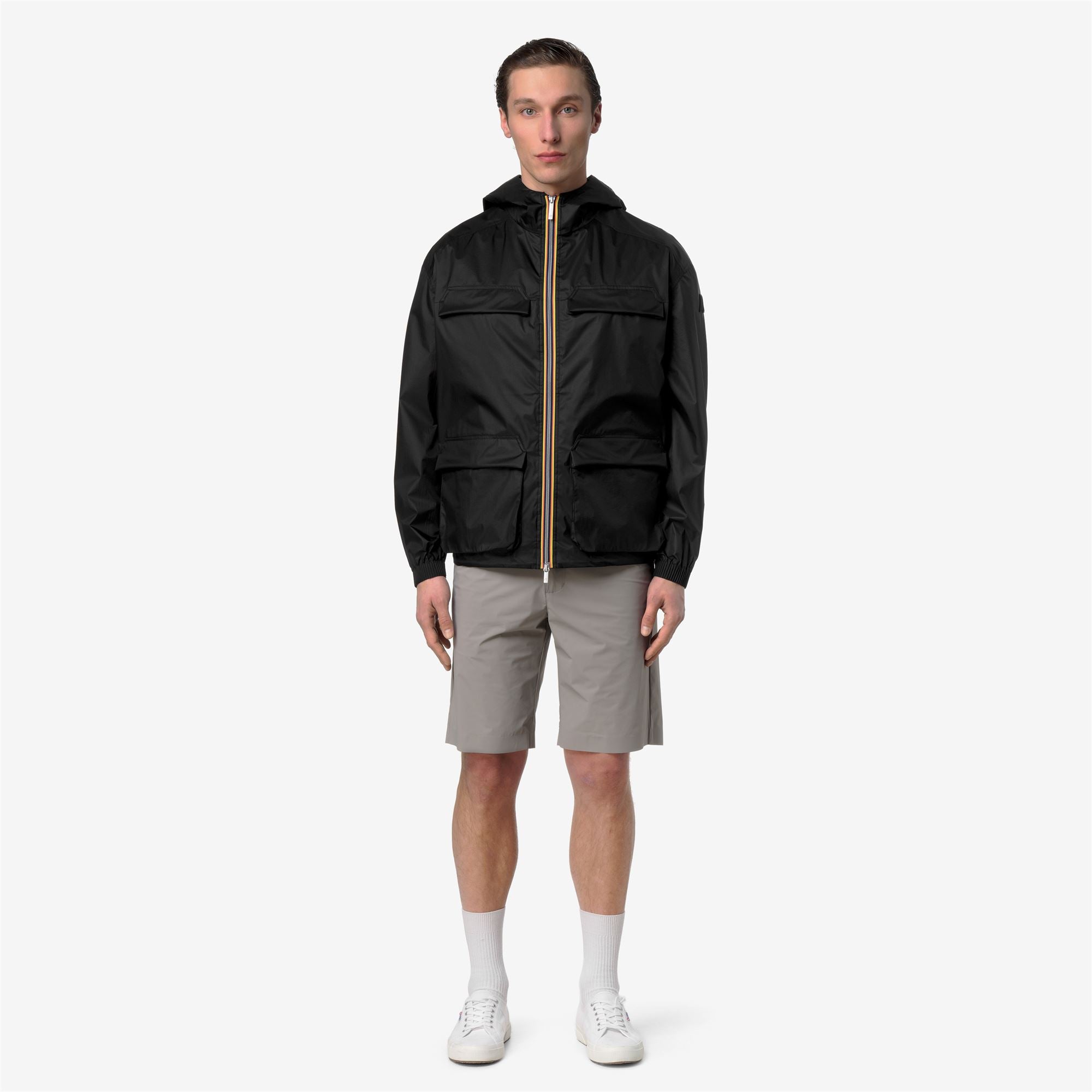 Jackets_Man_CLAD EXTRA LIGHT 3L_Short_Black Pure - Black Pure - Commercial 4