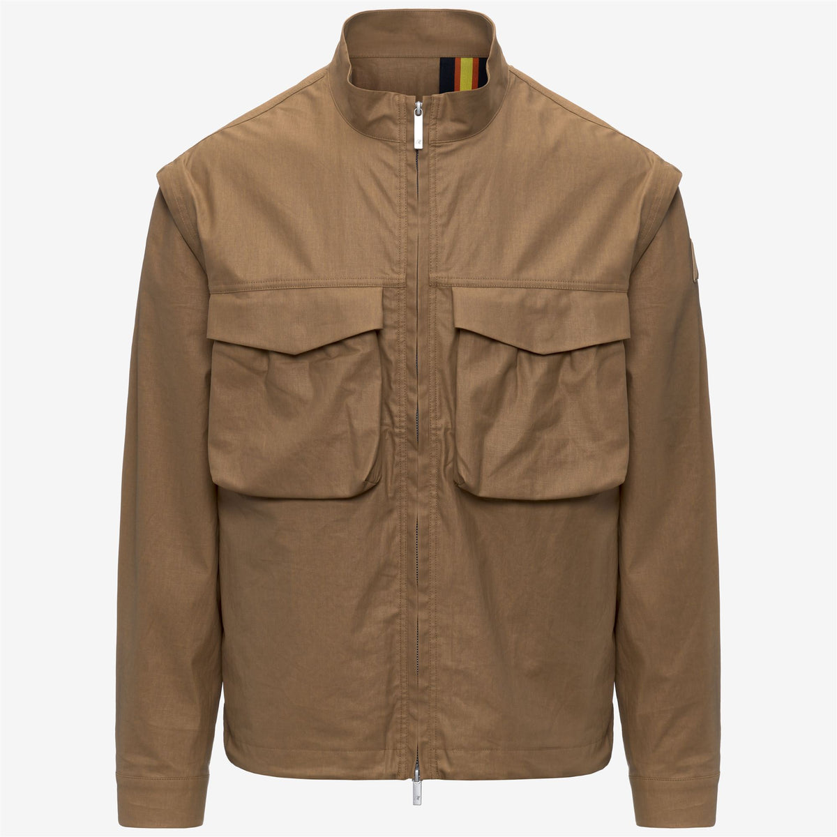 Jackets_Man_ORIAN NATURAL BLEND_Short_BROWN BISTRE COMBO - Brown Bistre - Commercial 1