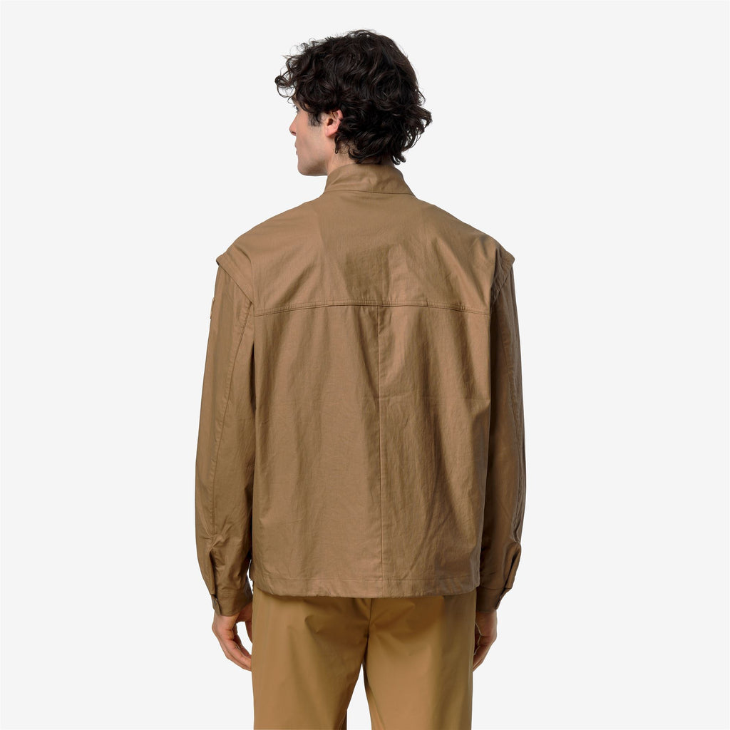 Jackets_Man_ORIAN NATURAL BLEND_Short_BROWN BISTRE COMBO - Brown Bistre - Commercial 6